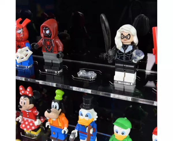 60 LEGO Minifigures Wall Display Case