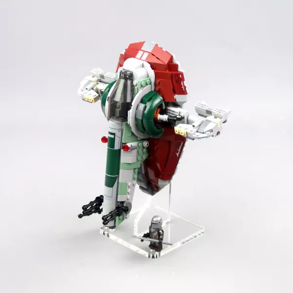 Acrylständer für Lego 75312 Boba Fetts Starship