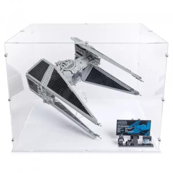 75382 TIE-Abfangjäger - Acryl Vitrine XL & Ständer