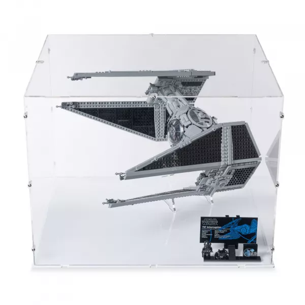 75382 TIE-Abfangjäger - Acryl Vitrine XL & Ständer