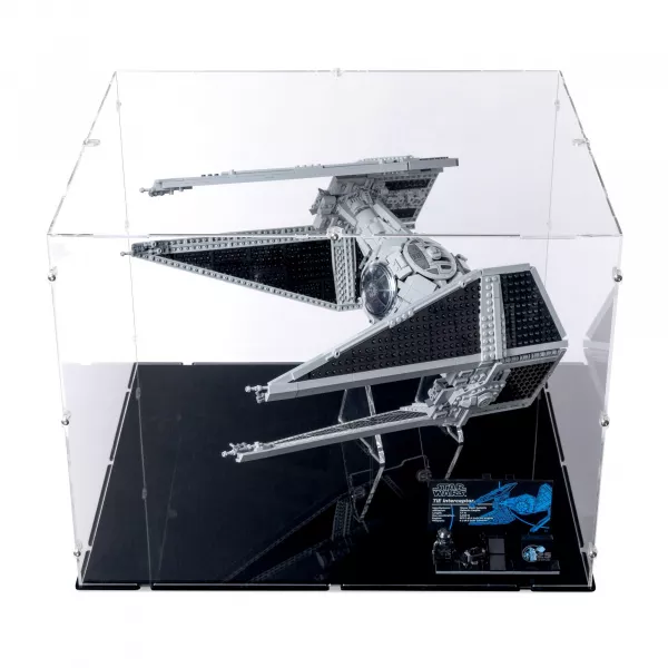 75382 TIE-Abfangjäger - Acryl Vitrine XL & Ständer