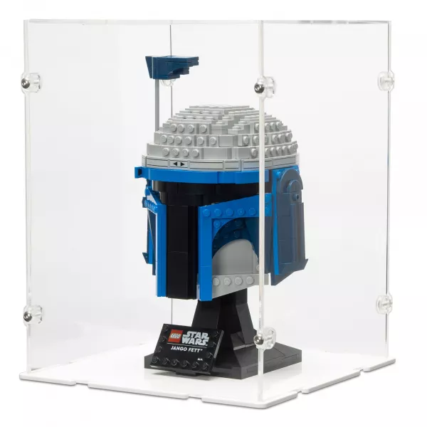 75274 + 75276 + 75277 + 75304 + 75305 + 75327 + 75328 + 75343 + 75429 + 75408 Star Wars Helme - Acryl Vitrine Lego