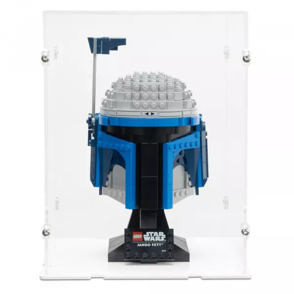 75274 + 75276 + 75277 + 75304 + 75305 + 75327 + 75328 + 75343 + 75429 + 75408 Star Wars Helme - Acryl Vitrine Lego