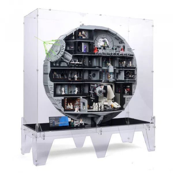 iRise Stand for 75419 Death Star or 75397 Jabbas Sail Barge Display Cases