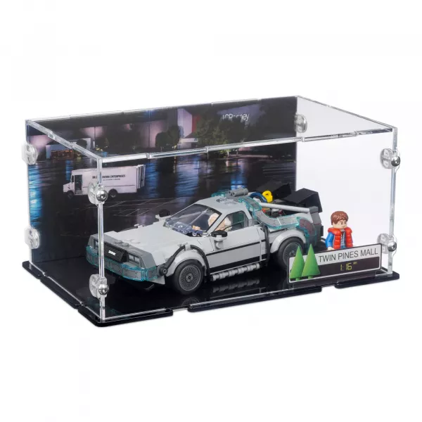 77256 Time Machine from Back to the Future - Display Case