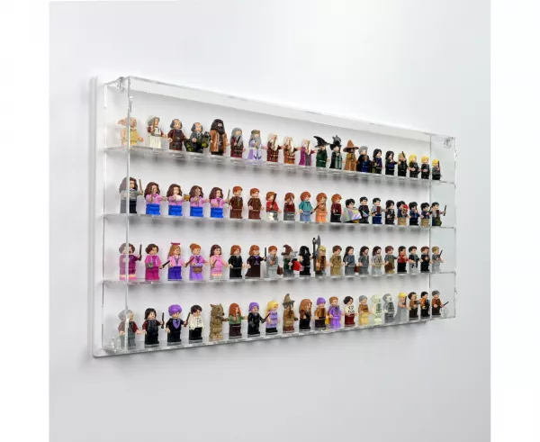 80 LEGO Minifigures Wall Display Case