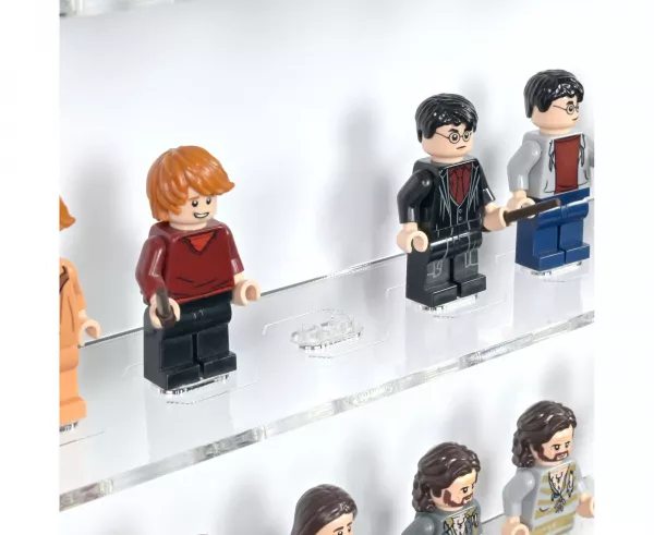 80 Lego Minifiguren - Acryl Wand Vitrine