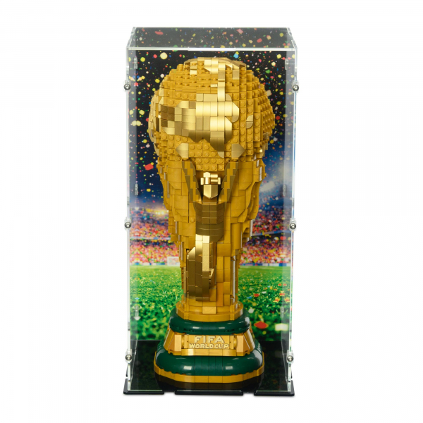 43020 Offizieller Pokal der FIFA Fußball-Weltmeisterschaft - Acryl Vitrine Lego