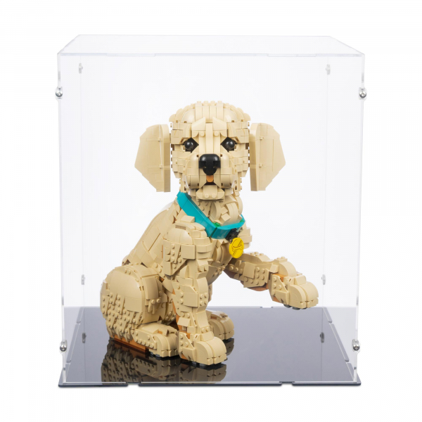 11384 Golden Retriever Welpe - Acryl Vitrine Lego