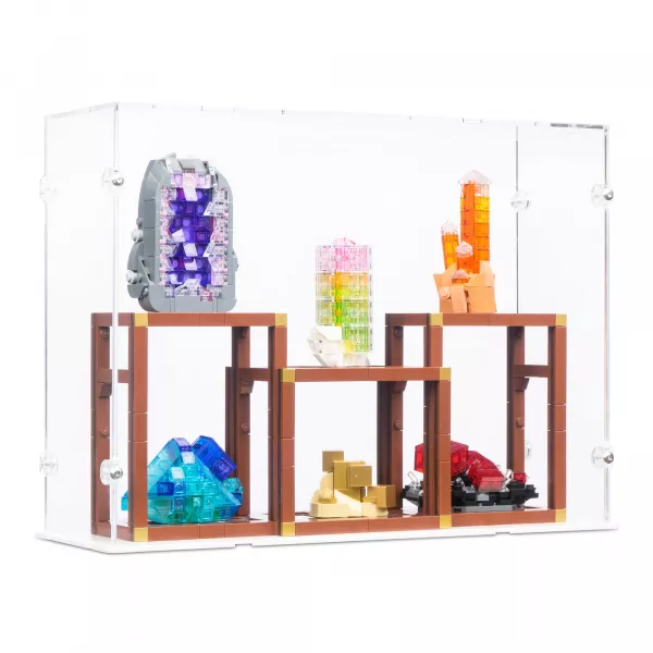 21362 Mineraliensammlung - Acryl Vitrine Lego