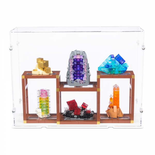 21362 Mineraliensammlung - Acryl Vitrine Lego