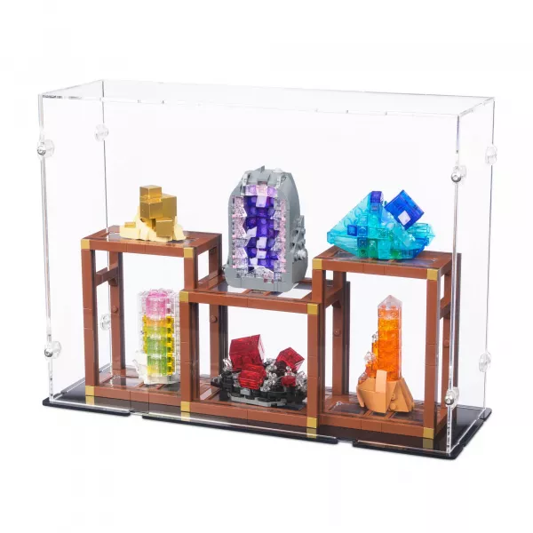 21362 Mineraliensammlung - Acryl Vitrine Lego