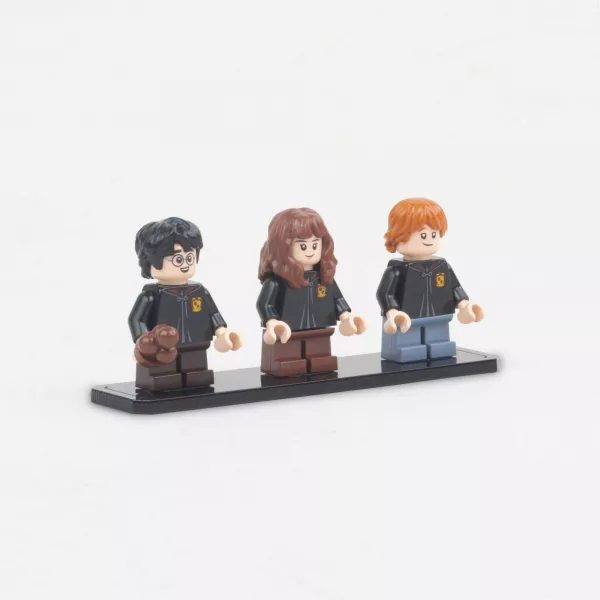 Display Plate for 3 LEGO Minifigures (Pack of 5)