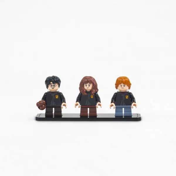Display Plate for 3 LEGO Minifigures (Pack of 5)