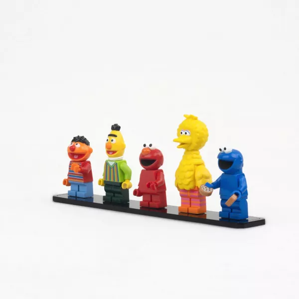 Display Plate for 5 LEGO Minifigures (Pack of 5)