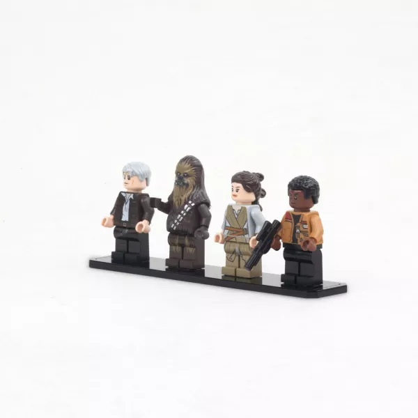 Display Plate for 4 LEGO Minifigures (Pack of 5)