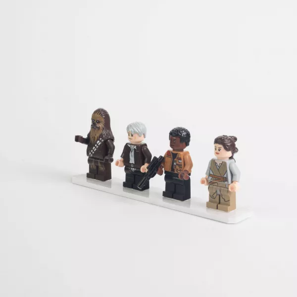 Display Plate for 4 LEGO Minifigures (Pack of 5)