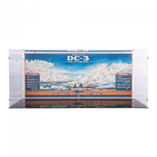 11378 Douglas DC-3 PAN AM Airliner - Display Case
