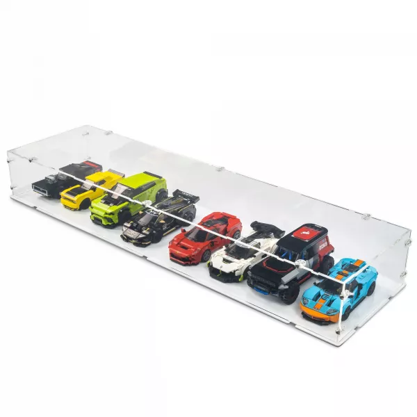 8x Lego Speed Champions (XL) - Acryl Vitrine Lego