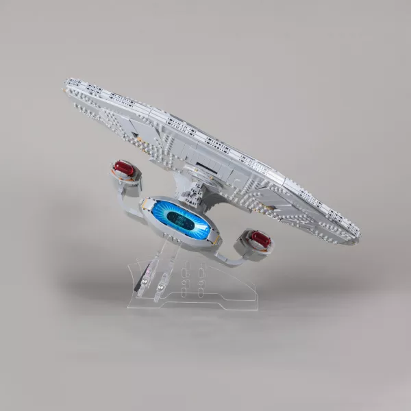 2in1 Acryl Ständer für 10356 Star Trek: U.S.S. Enterprise NCC-1701-D