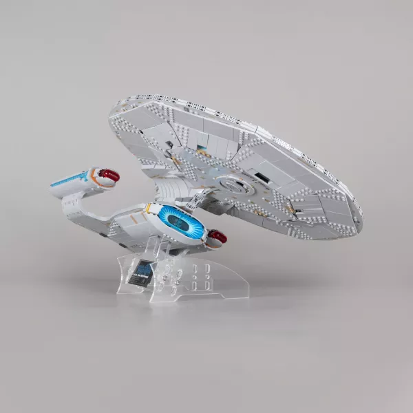 2in1 Acryl Ständer für 10356 Star Trek: U.S.S. Enterprise NCC-1701-D