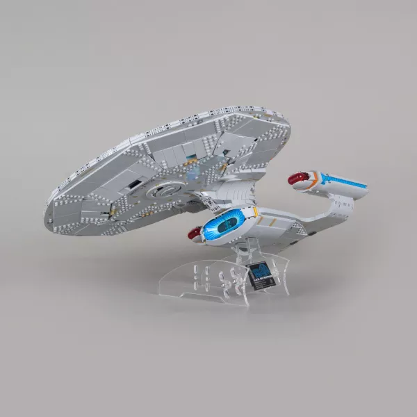 2in1 Acryl Ständer für 10356 Star Trek: U.S.S. Enterprise NCC-1701-D