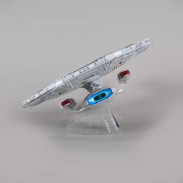 2in1 Acryl Ständer für 10356 Star Trek: U.S.S. Enterprise NCC-1701-D