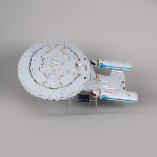 2in1 Acryl Ständer für 10356 Star Trek: U.S.S. Enterprise NCC-1701-D