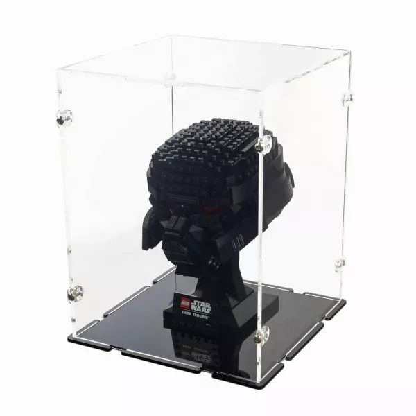 75274 + 75276 + 75277 + 75304 + 75305 + 75327 + 75328 + 75343 Star Wars Helme - Acryl Vitrine Lego