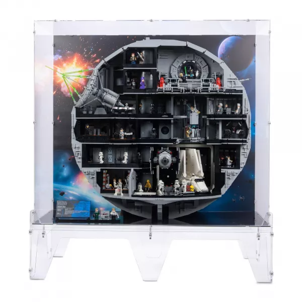 iRise Stand for 75419 Death Star or 75397 Jabbas Sail Barge Display Cases