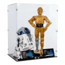 75398 / 75379 C-3PO & R2D2 - Lego Acryl Vitrine