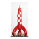 21367 Tintin Moon Rocket - Display Case