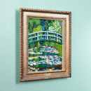31220 Claude Monet Bridge over a Pond of Water Lilies - Wall Mounted Display Case (Special Edition)