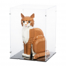 21376 Orangefarbene Katze - Acryl Vitrine Lego